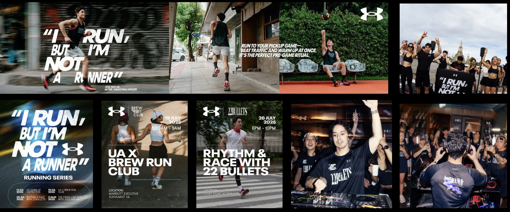 Under Armour Thailand community and campaign work